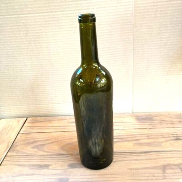 SKULL SKELETON Green Wine Bottle Lit Up Cork Gothic Morbid 12 inches Tall - Picture 10 of 13
